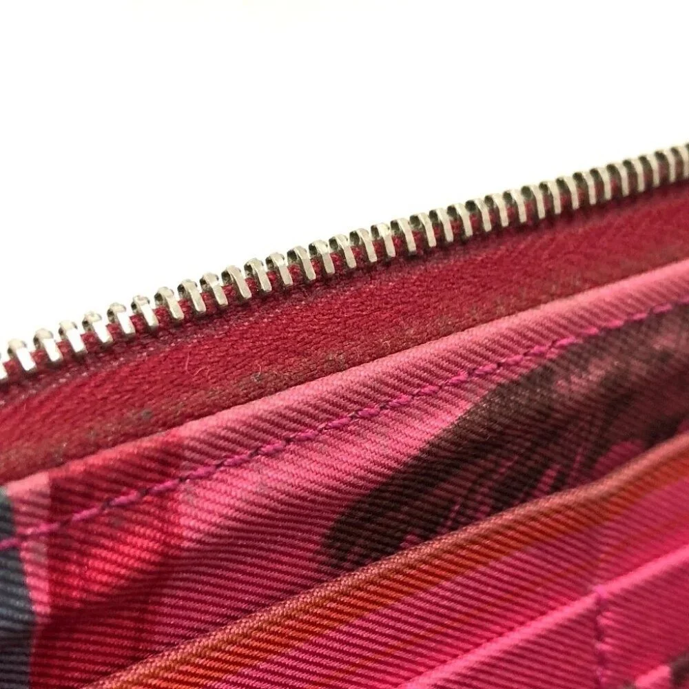 HERMES Azap Long Silk-In Long Wallet Wallet Long Wallet Epsom wine-red - Picture 13 of 14